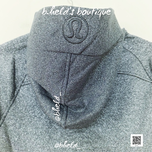 lululemon Scuba Oversized Half-Zip Hoodie *Spark in Black/Silver Size XS/S NWT - Picture 13 of 16